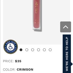 City Lips Crimson plumping lip gloss opened only to check colour too dark for me